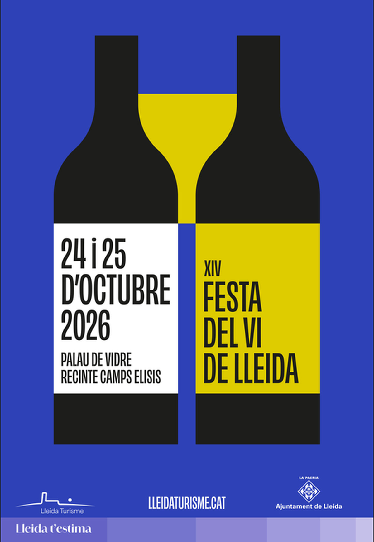 La XIV Fiesta del Vino de Lleida se celebra en el Palau de Vidre con más de 150 referencias enogastronómicas