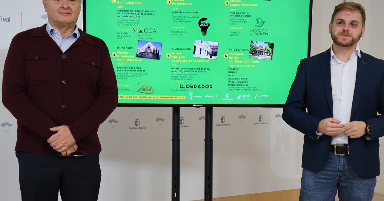 El Gobierno regional y la Asociación de Hostelería de Ciudad Real organizan experiencias que fusionan gastronomía y patrimonio