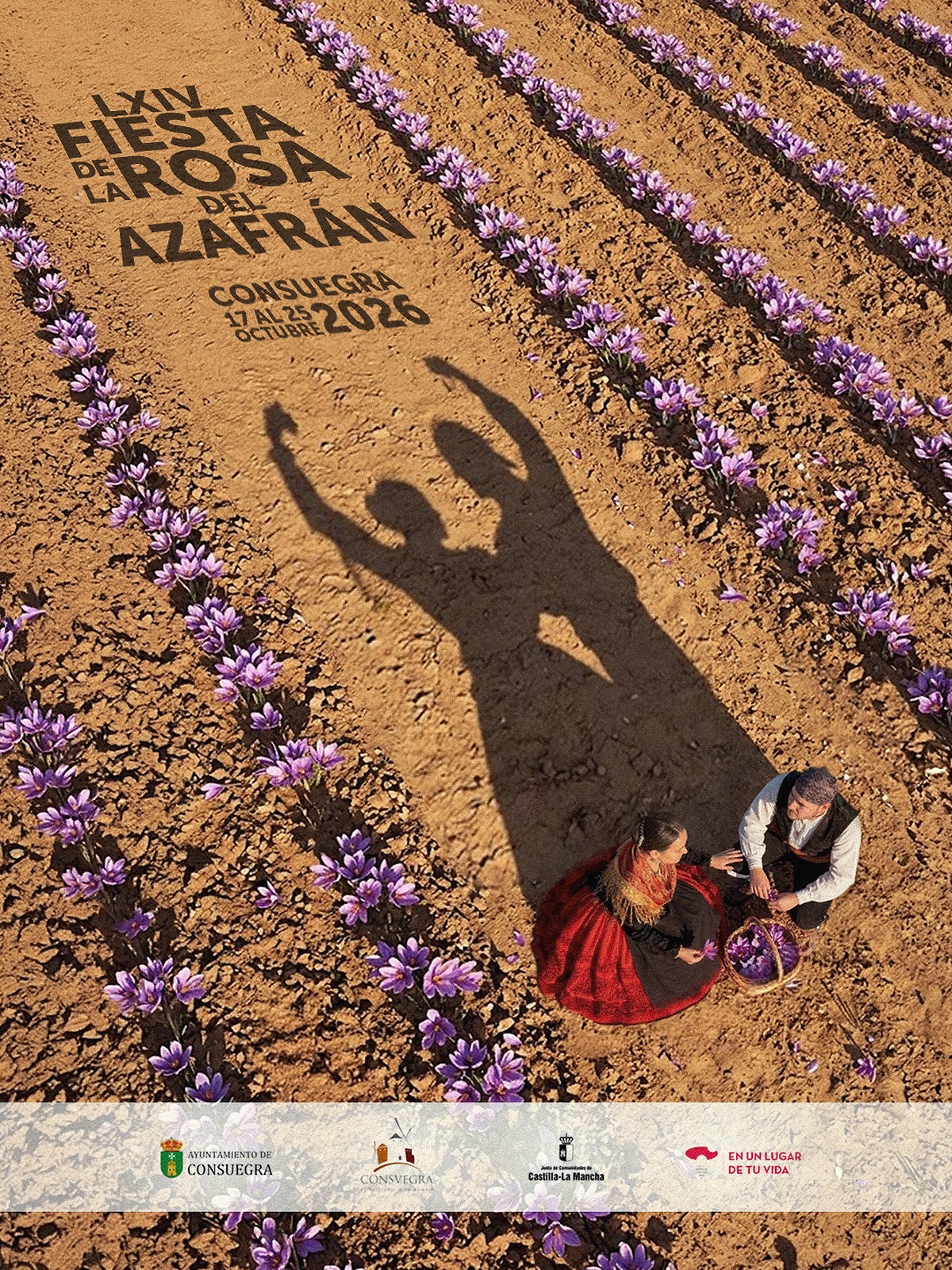 Consuegra celebra la LXIV Fiesta Rosa del Azafrán del 17 al 25 de octubre de 2026