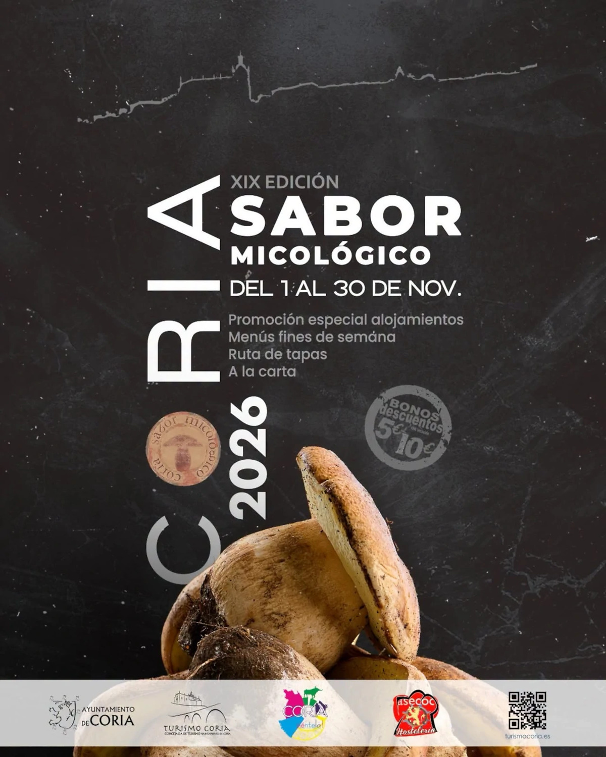 Coria Sabor Micológico 2026: un mes para celebrar las setas y la gastronomía local
