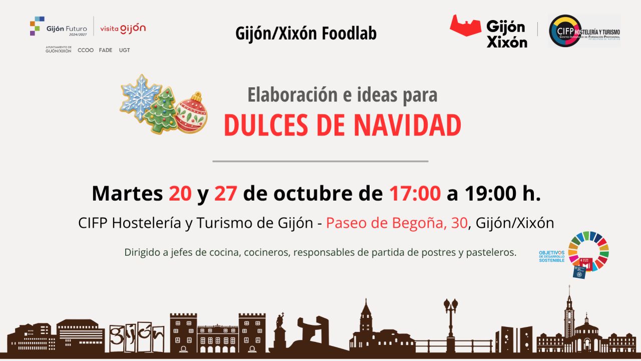Gijón se adelanta a la Navidad con un nuevo Foodlab dedicado a los dulces navideños