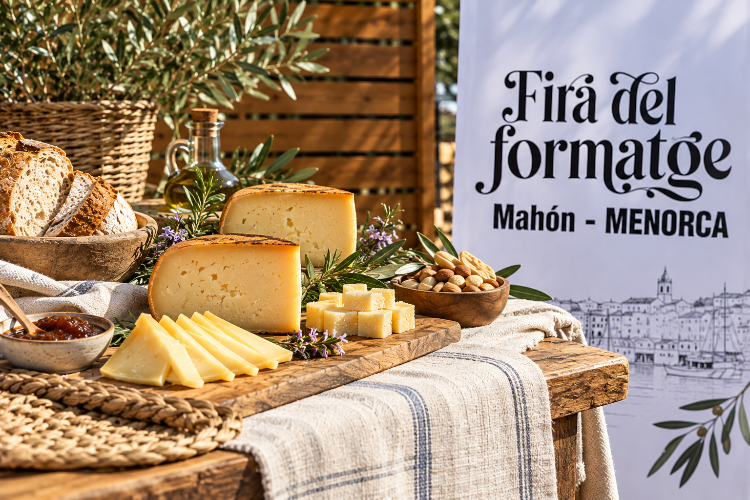 Maó se convierte en la capital del queso con la V Fira del Formatge Mahón-Menorca
